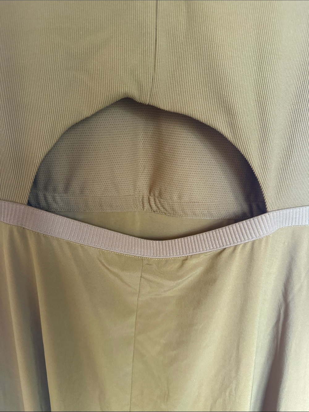 Athleta Ryder Classic V-Neck A-Line Dress in Olive Green (M) - Picture 5 of 5
